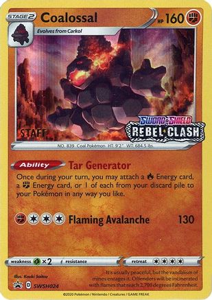 Coalossal SWSH024 - Promo - Holofoil