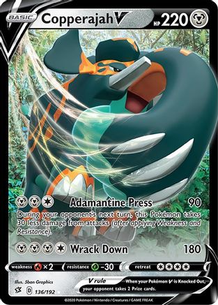Copperajah V 136/192/192 - Ultra Rare - Holofoil