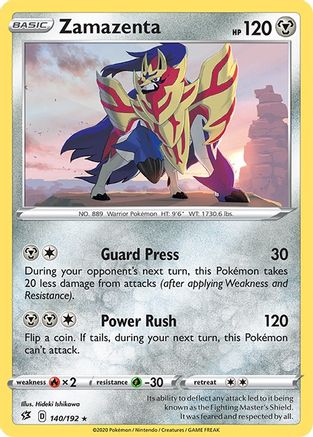 Zamazenta 140/192/192 - Rare