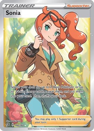 Sonia (Full Art) 192/192/192 - Ultra Rare - Holofoil