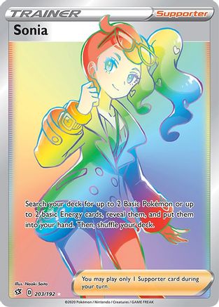 Sonia (Secret) 203/192/192 - Secret Rare - Holofoil