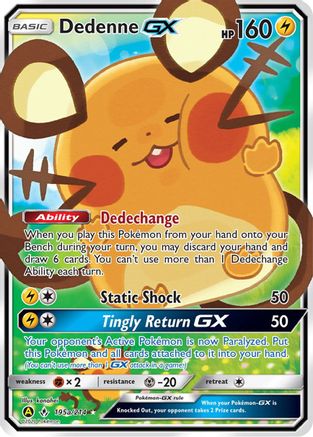 Dedenne GX 195a/214/214 - Promo - Holofoil