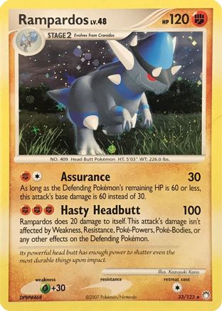 Rampardos 033/123 - Holo Rare - Holofoil