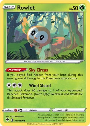 Rowlet 011/189/189 - Common