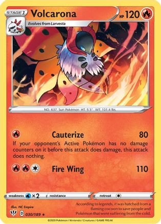Volcarona 030/189/189 - Rare