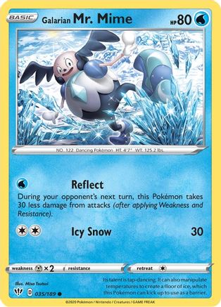Galarian Mr. Mime 035/189/189 - Common