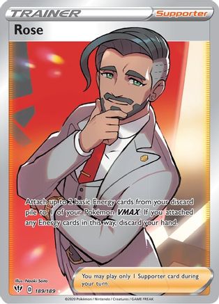 Rose (Full Art) 189/189/189 - Ultra Rare - Holofoil