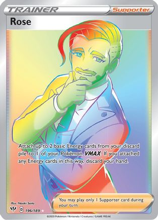 Rose (Secret) 196/189/189 - Secret Rare - Holofoil