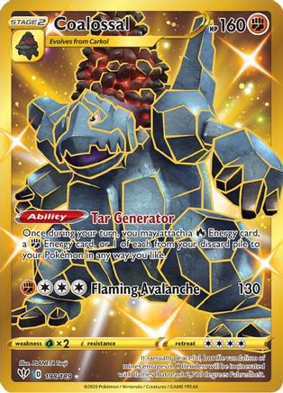 Coalossal (Secret) 198/189/189 - Secret Rare - Holofoil