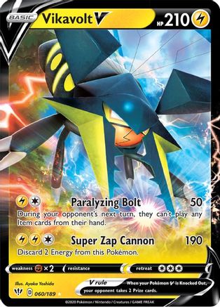 Vikavolt V 060/189/189 - Ultra Rare - Holofoil