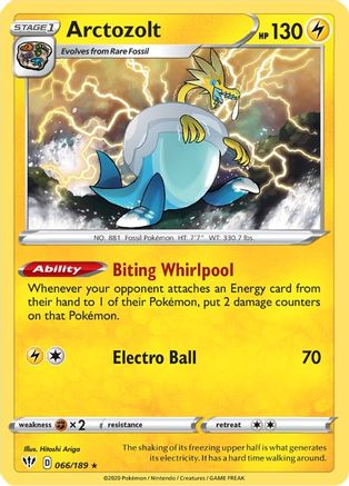 Arctozolt 066/189/189 - Holo Rare - Holofoil