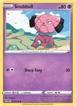 Snubbull 070/189/189 - Common