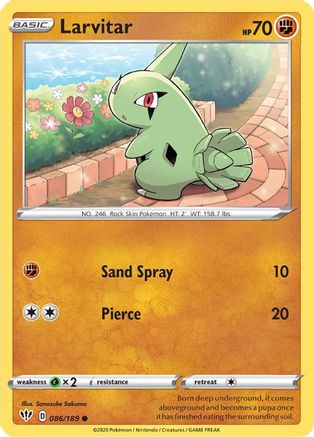 Larvitar 086/189/189 - Common