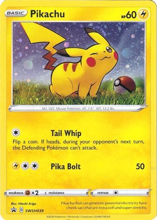 Pikachu SWSH039/307 - Promo - Holofoil