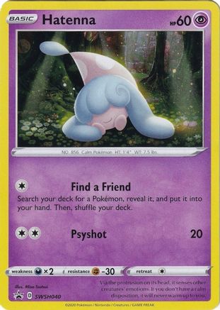 Hatenna SWSH040/307 - Promo - Holofoil