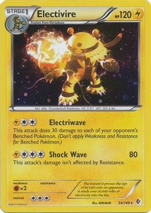 Electivire 054/149 - Promo - Holofoil