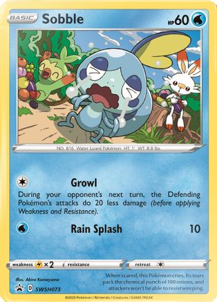 Sobble SWSH073/307 - Promo - Holofoil