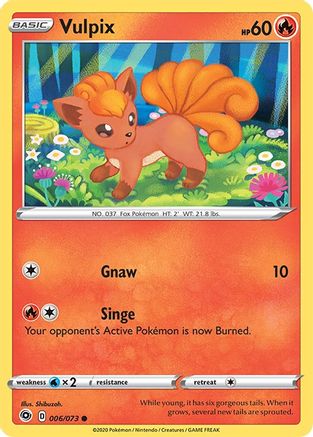 Vulpix 006/73/73 - Common