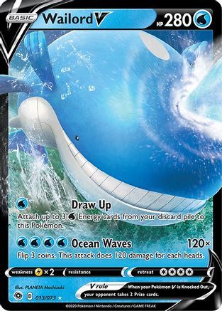 Wailord V 013/73/73 - Ultra Rare - Holofoil