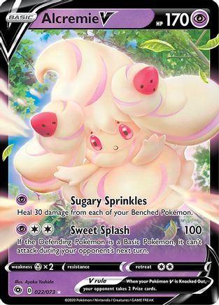 Alcremie V 022/73/73 - Ultra Rare - Holofoil