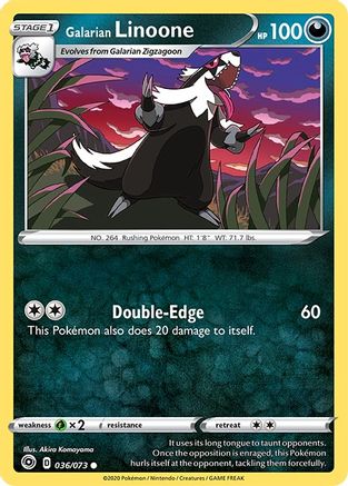 Galarian Linoone 036/73/73 - Common