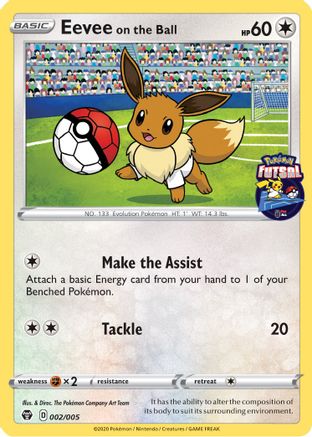Eevee on the Ball 002/005/5 - Promo