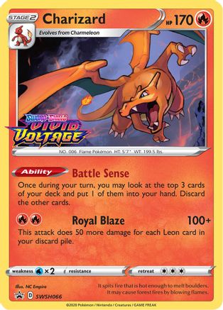 Charizard SWSH066/307 - Promo - Holofoil