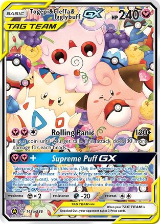 Togepi & Cleffa & Igglybuff GX 143a/236/236 - Promo - Holofoil
