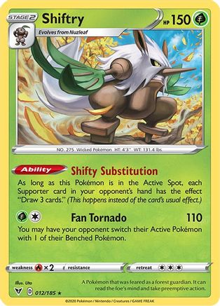 Shiftry 012/185/185 - Rare
