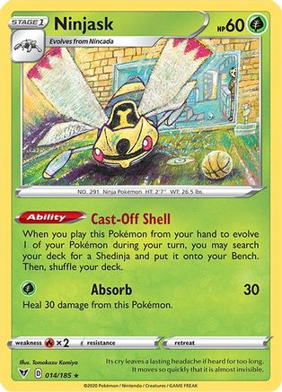 Ninjask 014/185/185 - Rare