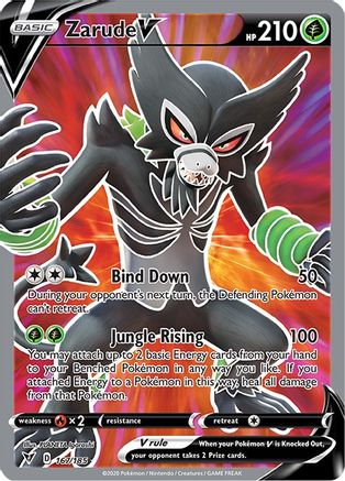 Zarude V (Full Art) 167/185/185 - Ultra Rare - Holofoil