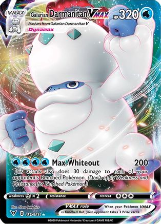 Galarian Darmanitan VMAX 037/185/185 - Ultra Rare - Holofoil