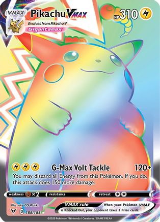 Pikachu VMAX (Secret) 188/185/185 - Secret Rare - Holofoil