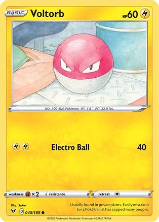 Voltorb 045/185/185 - Common