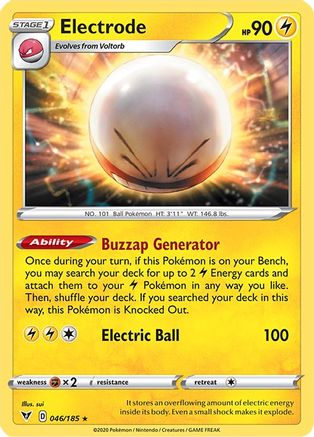 Electrode 046/185/185 - Holo Rare - Holofoil