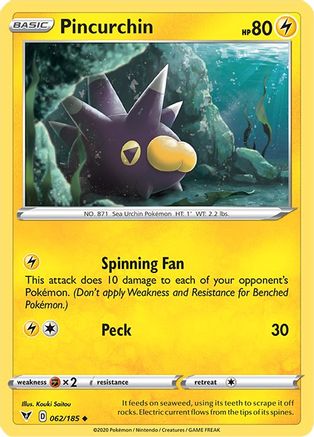 Pincurchin 062/185/185 - Uncommon
