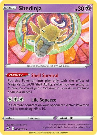 Shedinja 066/185/185 - Rare