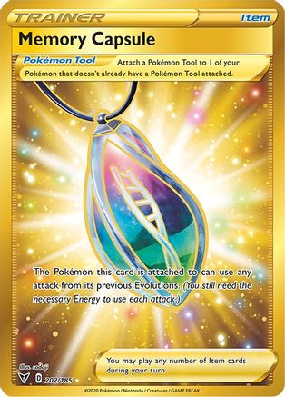 Memory Capsule (Secret) 202/185/185 - Secret Rare - Holofoil