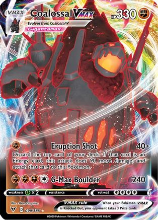 Coalossal VMAX 099/185/185 - Ultra Rare - Holofoil