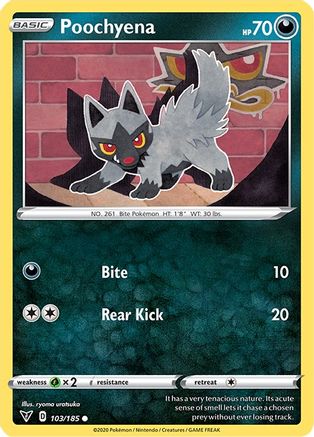 Poochyena 103/185/185 - Common
