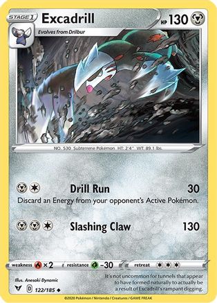 Excadrill 122/185/185 - Uncommon