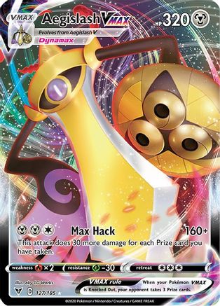 Aegislash VMAX 127/185/185 - Ultra Rare - Holofoil