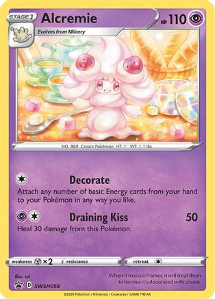 Alcremie SWSH058/307 - Promo - Holofoil