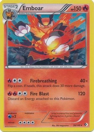Emboar 026/149 - Promo - Holofoil