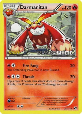 Darmanitan 025/114 - Promo - Holofoil