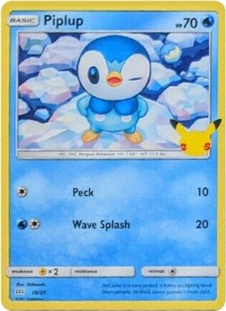 Piplup 020/25/25 - Promo