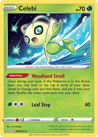Celebi 003/072/72 - Rare
