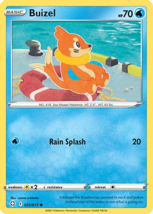 Buizel 022/072/72 - Common