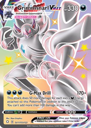Grimmsnarl VMAX SV117/SV122/122 - Shiny Holo Rare - Holofoil