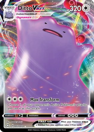 Ditto VMAX 051/072/72 - Ultra Rare - Holofoil